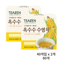 티젠 구수한 맛에 쏙빠지는 옥수수수염차, 1.5g, 1개, 80개