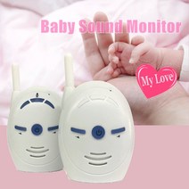 애견모니터 베이비모니터 무선cctv 베이비 폰 2.4GHz 무선 유아 사운드 모니터 오디오 워키 토키 키즈 인터, 한개옵션0