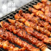 쫄깃쫄깃 낙지호롱 낙지호롱이 낙지호롱구이 꼬치구이 낚지 바비큐 캠핑음식 캠핑꼬치구이 낙지, 900g, 1개