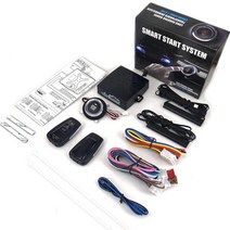 원격시동경보기 양방향 차량원격 스마트폰 경보기 12v 푸시 원 버튼 시작 시스템 원격, x7