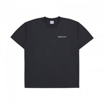 남자 여자 쿨 면 봄 반팔티 티셔츠 아크메드라비 SPORTY EMBOSS PRINTING SHORT SLEEVE T-SHIRT CHARCOAL