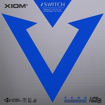 엑시옴 탁구러버 아이스위치 베가 유럽(iSWITCH VEGA EUROPE) 2.0mm, 검정(2.0)