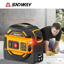 레이저 거리측정기 최대 60M 줄자 선명한눈금 전문가용 디지털자