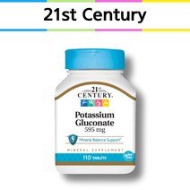 21센츄리 글루콘산칼륨 595mg 110정, 1개