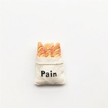 네오디뮴 홈장식 마그네틱 냉장고 페이스트 스티커 메모 빵 기계 토마토 계란 팬 주전자 우유 모델 자석, 09 Bread bag