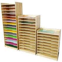 도화지 진열장 종이 문방구 정리함 화방 미술 색지, 8개 단형