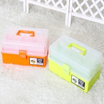 DAO_13정리 정돈 다용도 컨테이너 상자2 종택1 CA 933 수납 공구함 생활 건강 용품_, 다용도 컨테이너 상자 2종택1 CA933