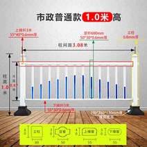 스텐난간대 데크난간 가드레일 휀스 전원주택 발코니 대문 울타리 가림막 담장 옥상난간, 1m x 길이 3m