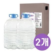 크로바 3차 살균 정제수 10L (pet) x2 증류수 지게차배터리 가습기 세척수 화장품 소독제 UV살균 냉각용수, 단품