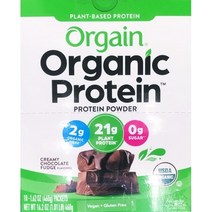 New 오가닉 프로틴 파우더 초콜릿맛 46gx10입