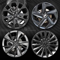 JS automotive SM6 휠 타이어 마스크 18인치 카본 홀로그램 프리즘 스티커 튜닝필름 가드 긁힘방지 몰딩 패널 DIY 익스테리어 장식용품, D타입