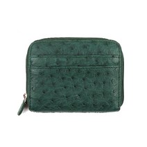 남녀공용 타조 가죽 고급 카드 지갑