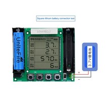 건전지잔량 배터리테스터기 측정기 dc 5v typec lcd 량 mah mwh for 18650 lithium battery 디지털 전원 은행 감지 모듈, 없음