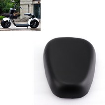 전기 팩 부품 DIY 호환 변환 오토바이 시트 백 조수석 가죽 패드 블랙 할리 혼다 스즈키 가와사키 전동 스, 04 Style 3, 한개옵션1