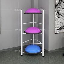 보수볼 하프 짐볼 요가 필라테스 거치대 진열대 정리, 블랙 5단 (70X150 /단 간격30cm)