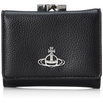 [비비안 웨스트우드] 가마구치 지갑 RE-VEGAN GRAIN LEATHER []
