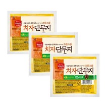 CJ 4無 꼬들꼬들 단무지 김밥재료 김밥단무지 밑반찬 자취음식 200g 3개
