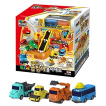 타요 천하장사 중장비 놀이세트, 혼합색상(본품+중장비친구들세트)