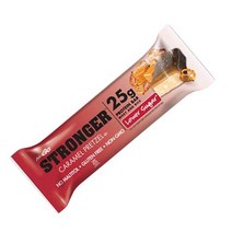 단백질바 Nugo Nutrition Stronger Bar Real Dark Chocolate with Caramel 12 Count (Pack of 1), Caramel Pretzel