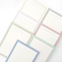 데스크프로젝트 a5 대학생 공시생 공부 필기 모눈 미니 메모지 떡메모지 노트 메모 패드, 드라이 로즈