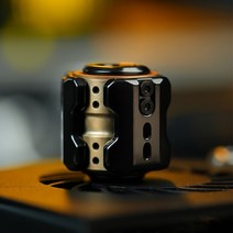 2023 MUYI 타이드 소닉 메카 EDC 나이프 펜던트 손가락 끝 스피너 티타늄 합금 DIY 우산 로프 비드 용, 02 Zirconium Brass