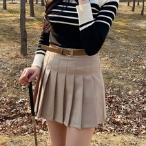 투엘라웨어 슬림해보여 플리츠 골프 여성 스커트 6컬러