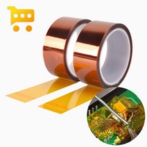 캡톤 테이프 40mm 내열 전자부품 DIY 배터리작업 납땜 절연테이프, 1개