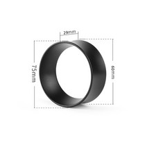 커피 디스트리뷰터 58mm 투약 컵 알루미늄 합금 에스프레소 투약 깔때기 양조 그릇 링, 반지, 반지