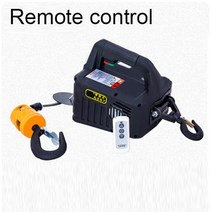 소형 호이스트 이동식 미니 전동 크레인 원격 제어 와이어 로프 전기 알루미늄 쉘 가정용 220v 500kg, Remote control+300 Kg 118m