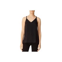 J Brand 브랜드 여성 블랙 트위스트 디테일 드레시 탱크탑 티셔츠 탑 XS 6011