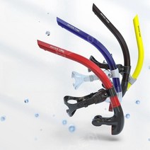 센터스노클 스노클 호흡 스노클링 수영장 수영용품 실리콘, 다크핑크