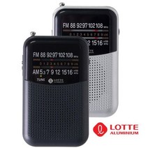 【 소.바. 메타 상품 ▶ 롯데 휴대용라디오/핑키-7/FM/AM/고감도 B612210EA ◀ 】, 쿠팡 블랙