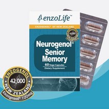 엔조라이프 뉴로제놀 시니어 메모리 60베지캡슐 데커신 참당귀추출물