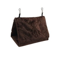 애완 동물 새 앵무새 케이지 따뜻한 해먹 텐트 침대 잠자는 새장 액세서리 집 둥지, Brown_17x12x13cm