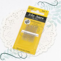 토이앤스티치/영국 존제임스 자수 바늘 7호 프랑스자수 최고급바늘-당일발송