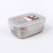 위베어베어스 스텐 밀폐용기 2호 510ml, 1개, 단품
