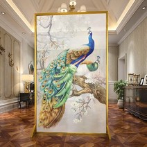 냉장고파티션 거실 원룸 공간 분리 가벽 사무실 가림막 원목 간살 주방 칸막이 루미늄 장식 작은 아파트 움직일 수있는 공작 194, 티탄