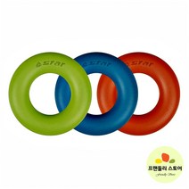 스타 핸드 링 그립 실리콘악력기 EU160 FS01, 블루 중