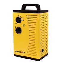 TOOLSTAR 툴스타 산업용 팬히터 TS-NFH2K 2kw PTC방식 휴대용 히터 온풍기 전기난로 겨울난방 캠핑용 클램핑 야외 사무실 카리스툴, 본상품선택