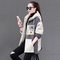 [밀리마일] 클린 부클 후드 롱점퍼