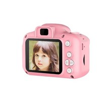 입문용 DSLR 파워샷 줌 브이로그 유튜브용 가성비 액션캠 고속 디지털 카메라 미니 디카 풀프레임 미러리스 셀카 4K 방수 동영상 촬영2 인치 hd 스크린 어린이 만화 70, 분홍, 32GB 카드 추가