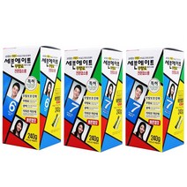 동성제약 세븐에이트 대용량240gx3통 칼라크림 염색약 새치염색약 헤어컬러, 7호(자연스런흑갈색) 3통, 1개