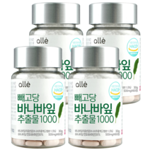바나바잎 추출물 빼고당 알레 500mg x 60정 (30g), 4통