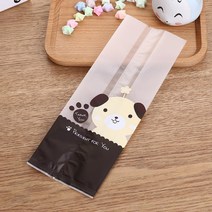 선물포장 49번 롱 강쥐 opp포장비닐 선물포장지 100매 어린이집 초콜릿 사탕 쿠키 마카롱 선물포장비닐, 1세트
