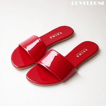 러블보니 / 색감 예쁜 파스텔톤 에나멜 둥근코 슬리퍼 쪼리 1cm