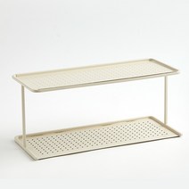 한샘 S.O.K 마일드 2단 양념 정리 선반, 0219710양념선반 크림