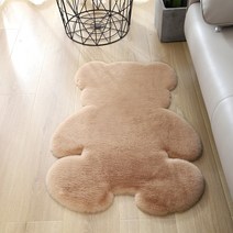 장모러그 인조 양털 스타일 카페트 원룸 러그 침실 털 거실 곰돌이