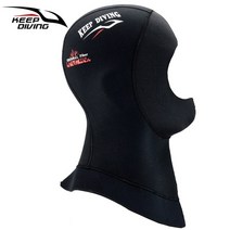 해루질슈트 해녀복 웻슈트 잠수복 5mm 울트라 탄성 열 섬유 네오프렌 스쿠버 다이빙 후드 캡 모자 따뜻한 방한 겨울 서핑, 검은색, XL, [01] A1