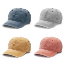 hatworld 빈티지 워시드 무지 베이스 볼캡