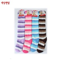 1+1 줄무늬 롱 수면양말 색상랜덤 FREE SIZE